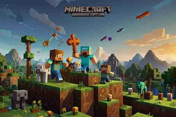 minecraft: bedrock edition (2011) game icons banners